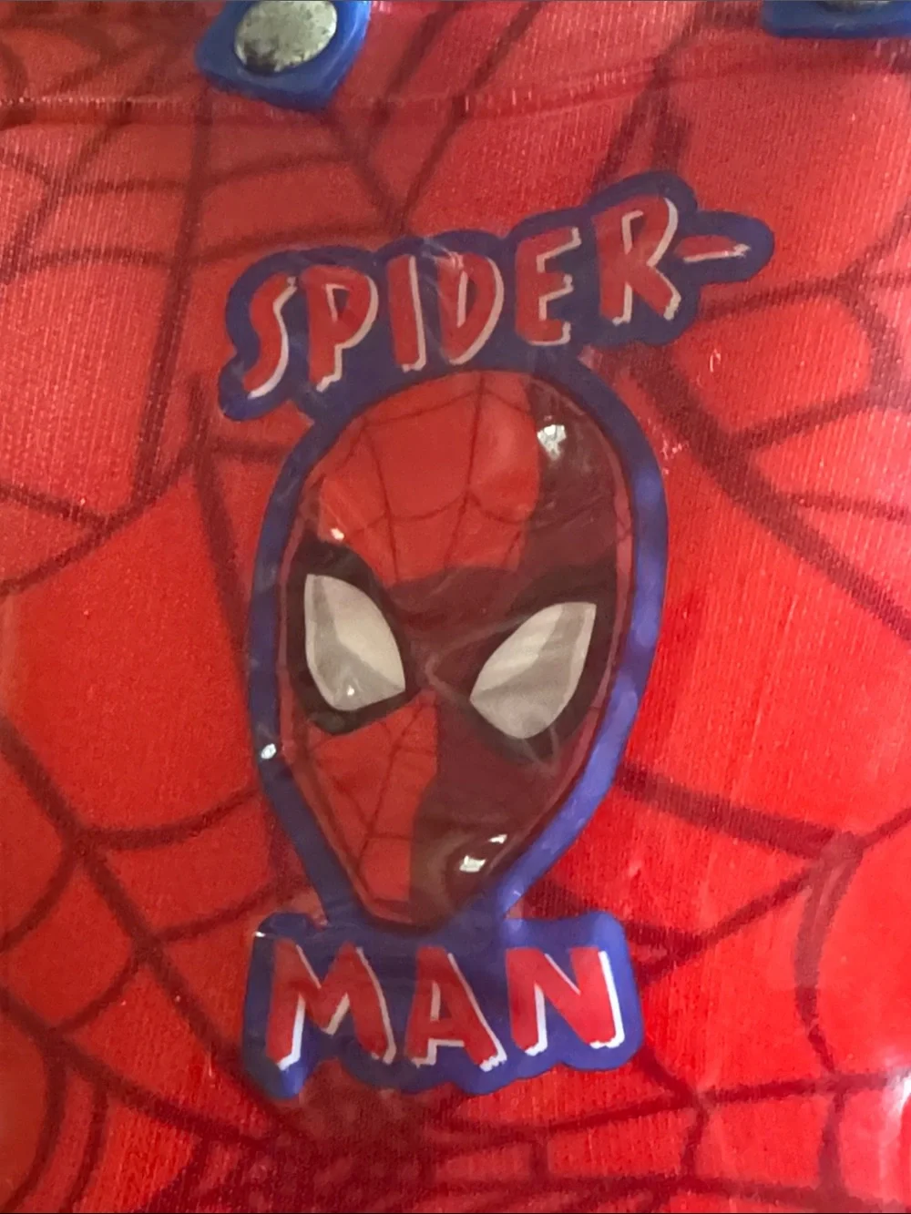 Spider-Man light up Red Kids Rain Boots with Blue Handles